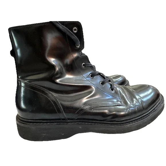 All Saints | Shoes | All Saints Mens Patent Leather Boots  display picture 2